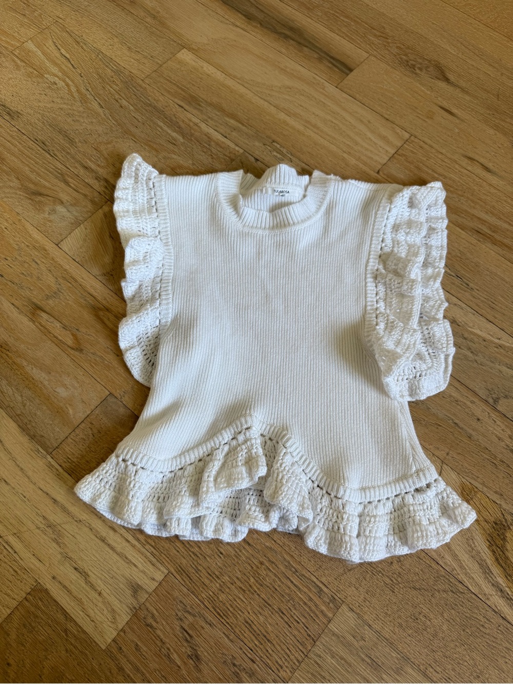 Revolve Tulsarosa Zanea Ruffle Top Small - Picture 2 of 5